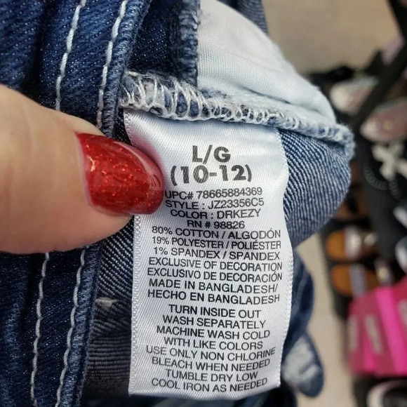 Jordache Red White and Blue Overalls - Picture 4 of 8